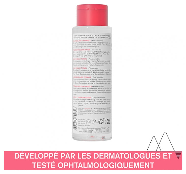 Uriage Thermal Água Micelar para Higiene Facial de Peles Sensíveis 250ml