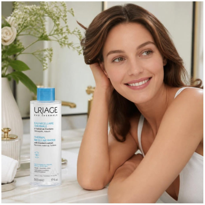 Uriage Thermal Agua Micelar para Piel Normal a Seca 500ml