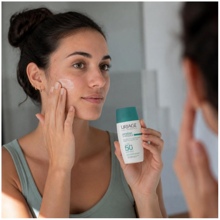 Uriage Hyseac 3-Regul+ cuidado global anti-imperfecciones SPF50+ 50ml