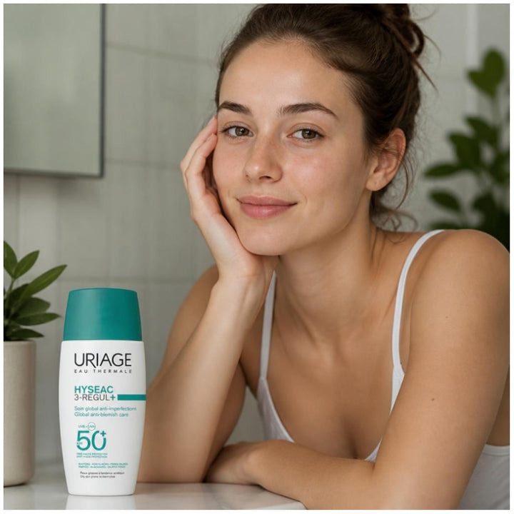 Uriage Hyseac 3-Regul+ cuidado global anti-imperfecciones SPF50+ 50ml