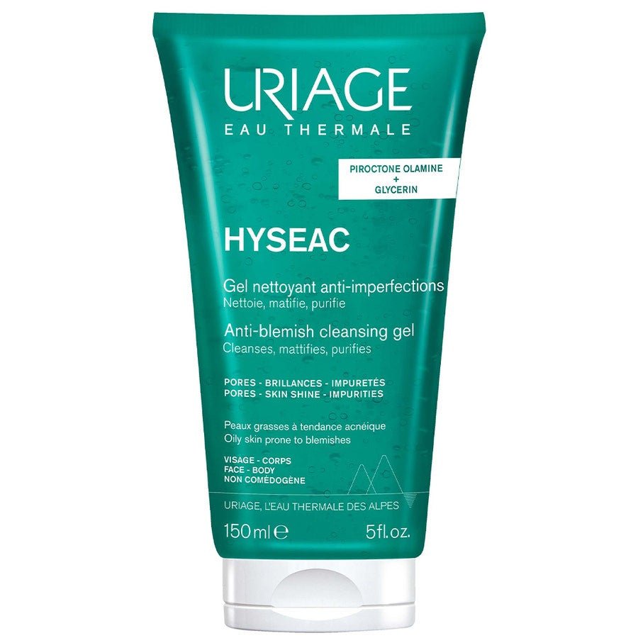 Uriage Hyseac Cleansing Gel for Combination to Oily Skin with Imperfections 150ml (5.07 fl oz) - FrenchBeautyHub