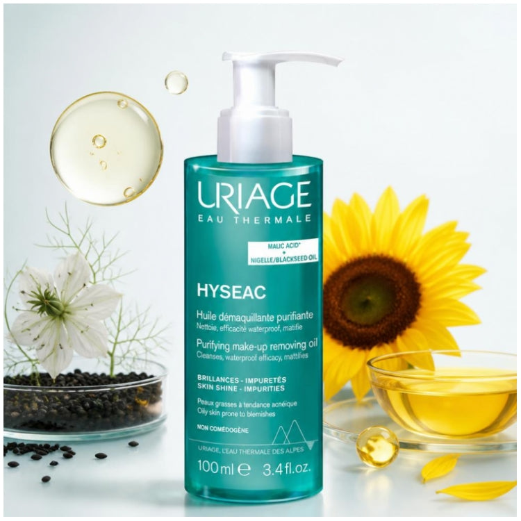 Uriage Hyseac Purifying Oil for Oily and Acne-Prone Skin 100ml (3.38fl oz)