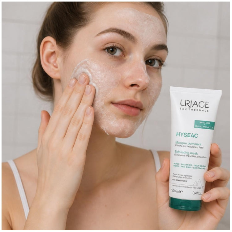 Uriage Hyseac Exfoliating Mask for Combination to Oily Skin 100ml (3.38fl oz)