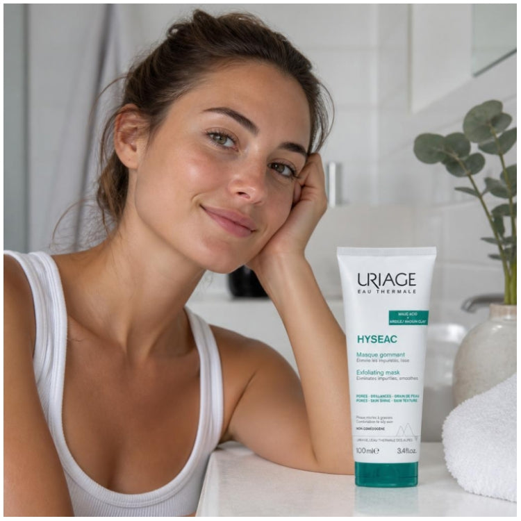 Uriage Hyseac Exfoliating Mask for Combination to Oily Skin 100ml (3.38fl oz)