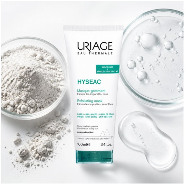 Uriage Hyseac Exfoliating Mask for Combination to Oily Skin 100ml (3.38fl oz)