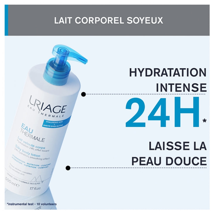 Uriage Thermal water and hydration Velvety Body Milk 500ml (16.91fl oz)