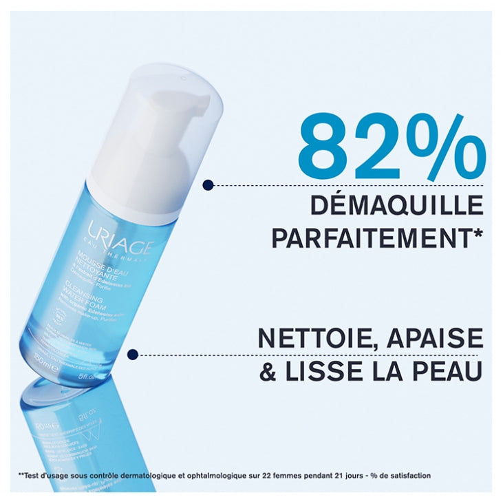 Uriage Thermal Water رغوة تنظيف 150ml