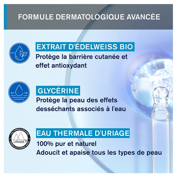 Uriage Thermal Water رغوة تنظيف 150ml