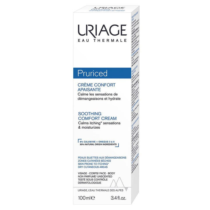 Uriage Pruriced Soothing Comfort Cream 100ml (3.4fl oz) - FrenchBeautyHub
