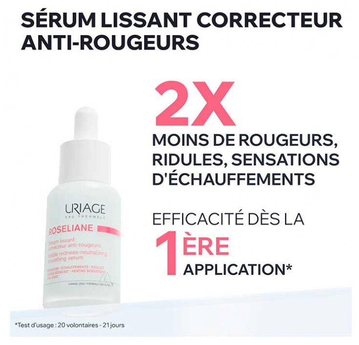 Uriage Roseliane Visible Redness-Neutralizing Smoothing Serum 30ml (1.01fl oz)