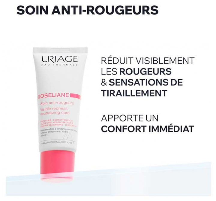 Uriage Roseliane Anti Redness Cream Normal To Dry Sensitive Skins Prone To Redness 40ml (1.35fl oz)