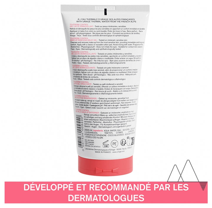 Uriage Tolederm Milky Gel Control Sensitive Skin 150ml (5.07fl oz)