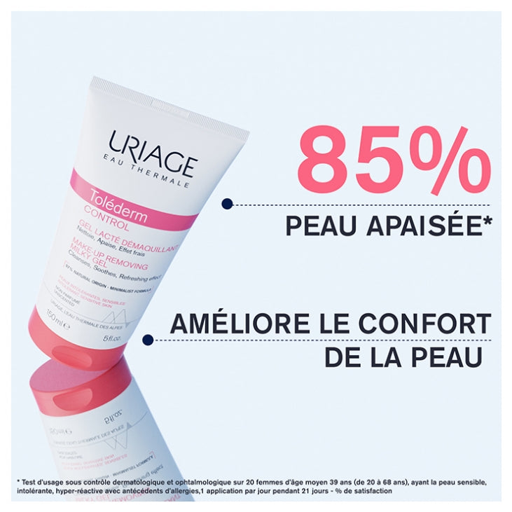 Uriage Tolederm Milky Gel Control Sensitive Skin 150ml (5.07fl oz)