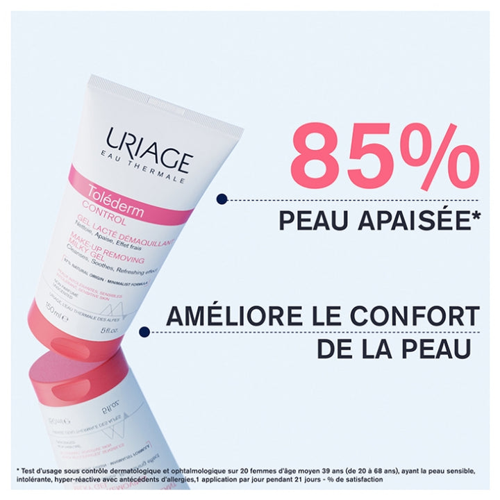 Uriage Tolederm Milky Gel Control Sensitive Skin 150ml (5.07fl oz)