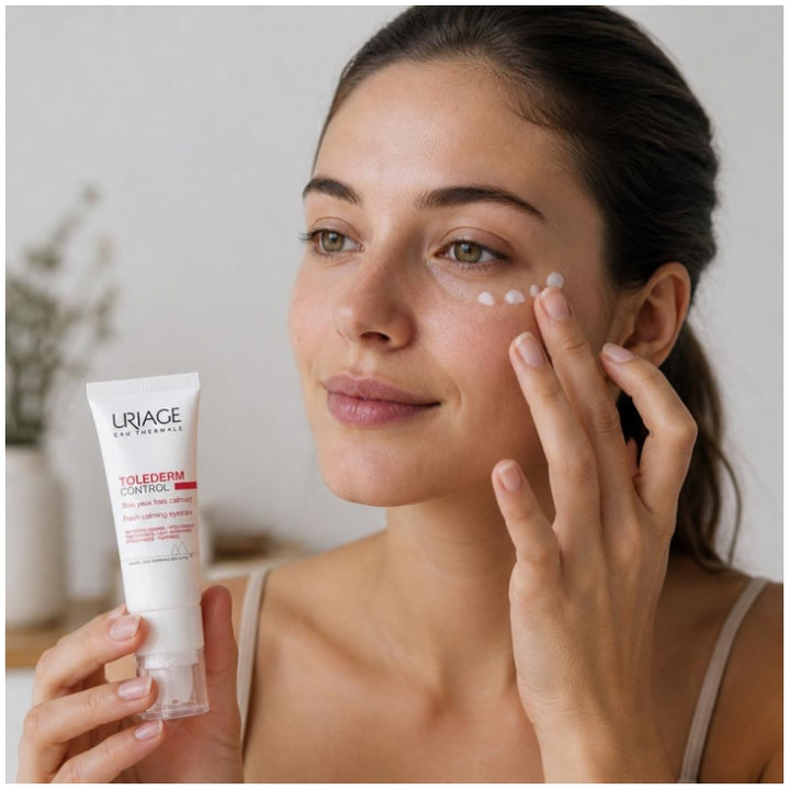Uriage Toléderm Control عناية منعشة ومهدئة لمنطقة العين 15ml