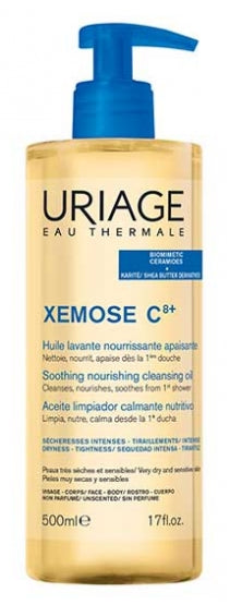 Uriage Xemose زيت منظف مهدئ