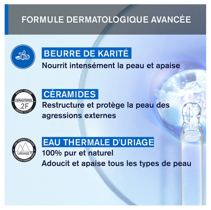 Uriage Xémose C8+ Milde reinigingssyndet voor zeer droge, atopiegevoelige huid 500ml