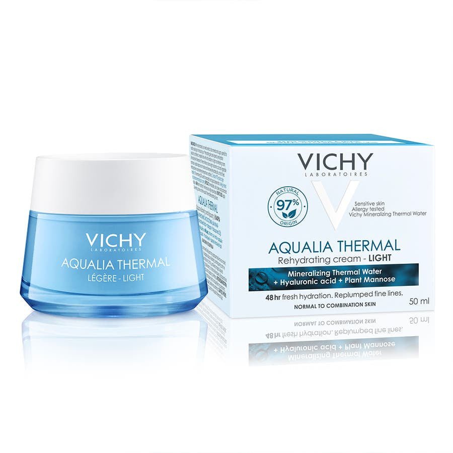 Vichy Aqualia Thermal Hydrating Light Cream 50ml (1.69fl oz) - FrenchBeautyHub