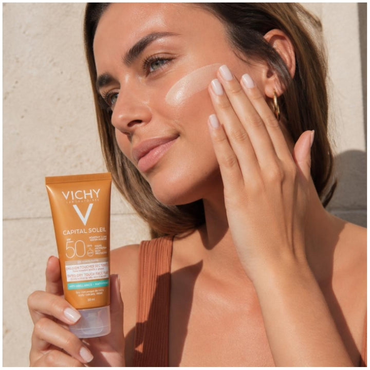 Vichy Capital Soleil Bb Tinted Dry Touch Face Fluid SPF50 50ml (1,69fl oz)
