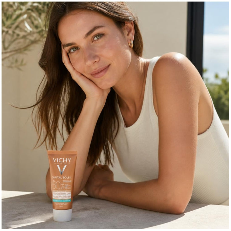 Vichy Capital Soleil Bb Tinted Dry Touch Face Fluid SPF50 50ml (1,69fl oz)