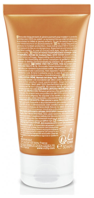 Vichy Ideal Soleil Velvety Cream SPF50+ 50ml (1.69fl oz)