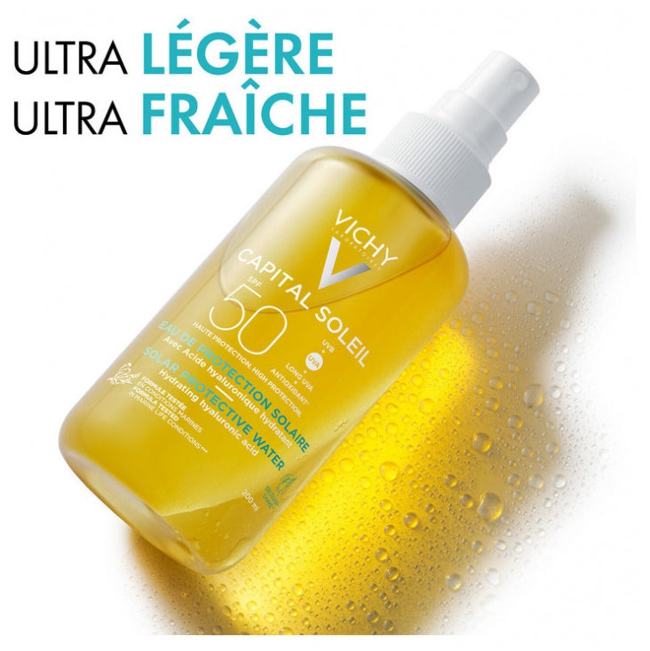 Vichy Capital Soleil Agua Solar Protectora Hidratante SPF50 200ml