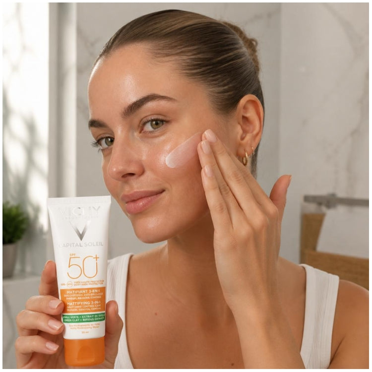 Vichy Capital Soleil Mattifying 3-In-1 SPF50+ Cream, 50ml (1.69fl oz)