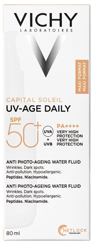 Vichy Capital Soleil UV-Age Daily Fluido antifotoenvejecimiento SPF50+ 80ml