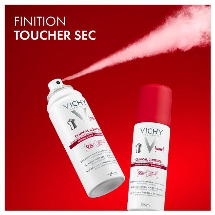 Vichy Clinical Control 96h antitranspirante unissex 125ml