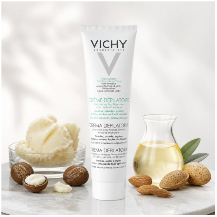 Vichy Epilation Dermo-Tolerant Enthaarungscreme mit Thermalwasser für empfindliche Haut 150ml