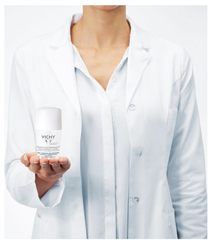 Vichy Anti-Perspirant مزيل عرق للبشرة الحساسة أو بعد إزالة الشعر حماية لمدة 48h 50ml