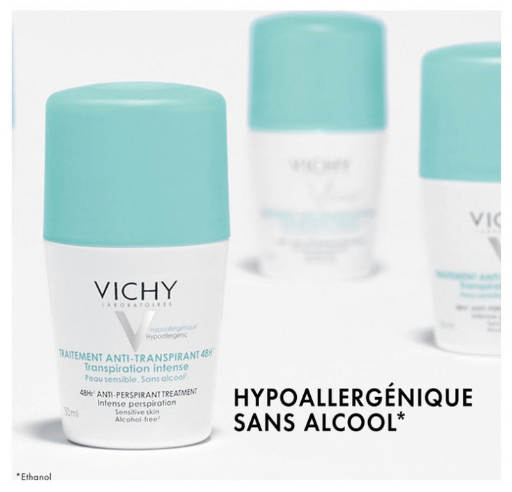 Vichy Deodorant Anti-Perspirant Treatment 48H for Intense Perspiration 50ml