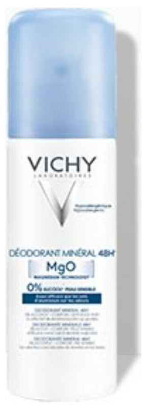 Vichy Deodorants Mineral-Deodorant 48h ohne Aluminiumsalze für empfindliche Haut 2x 250ml