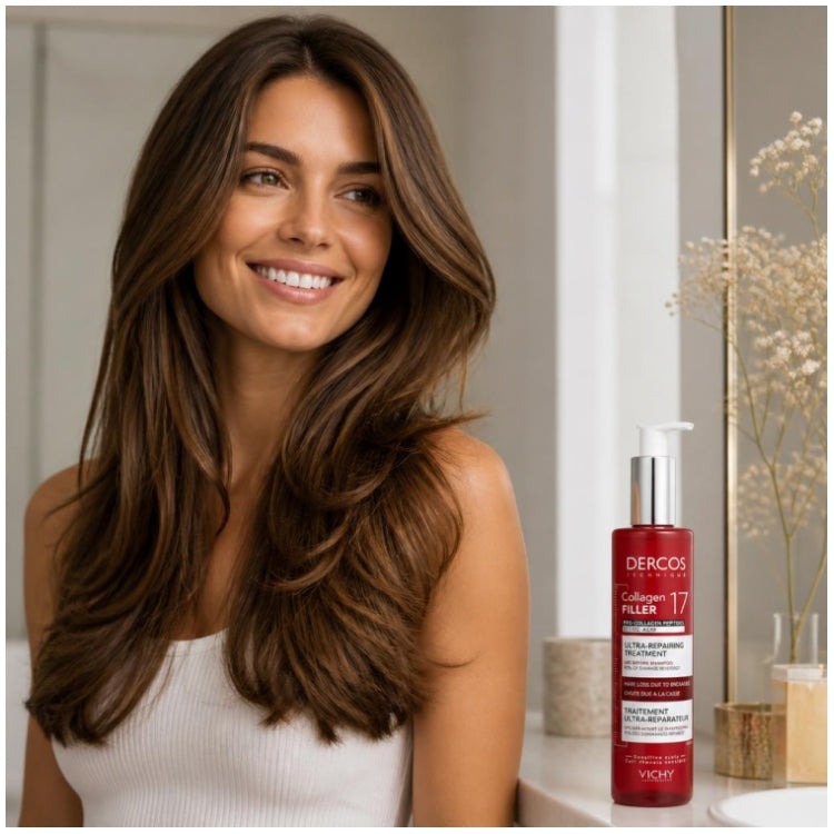 Vichy Dercos Collagen Filler 17 Pré-shampooing réparateur intense fortifiant 150ml
