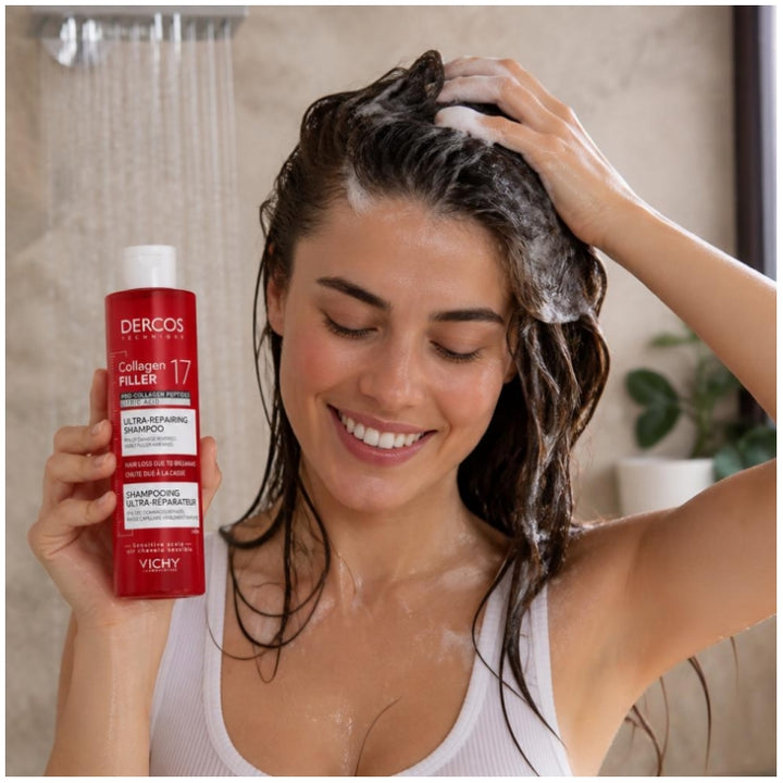 Vichy Dercos Collagen Filler 17 Fortifying Repair Shampoo Intensive 200ml (6.76 fl oz)