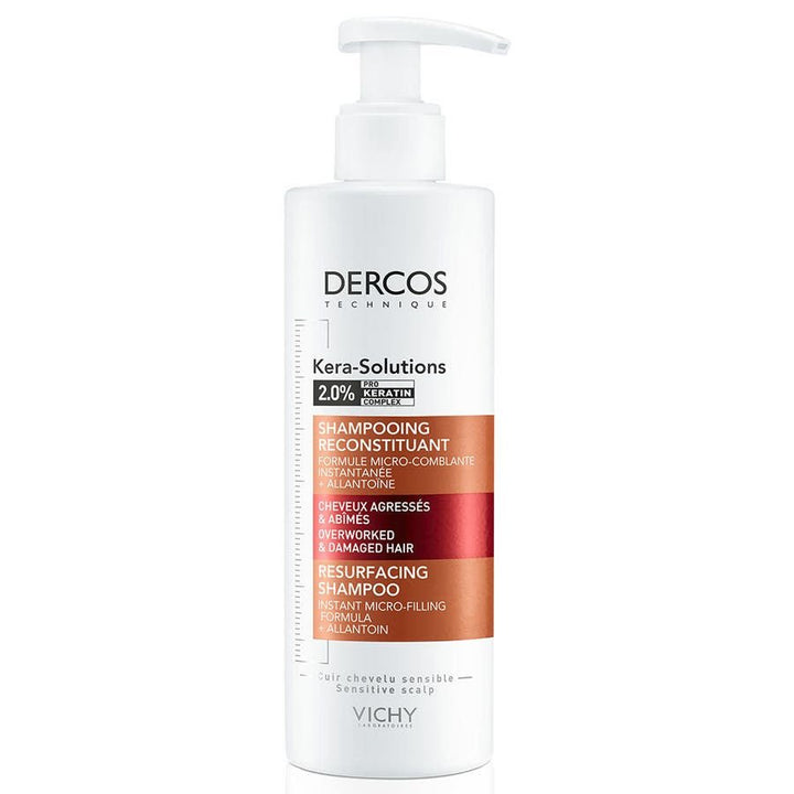 Vichy Dercos Kera - Solutions Resurfacing Shampoo 250ml (8.45fl oz) - FrenchBeautyHub