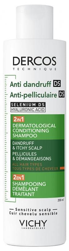 Vichy Dercos Anti-Dandruff DS Shampooing antipelliculaire pour cuir chevelu qui démange