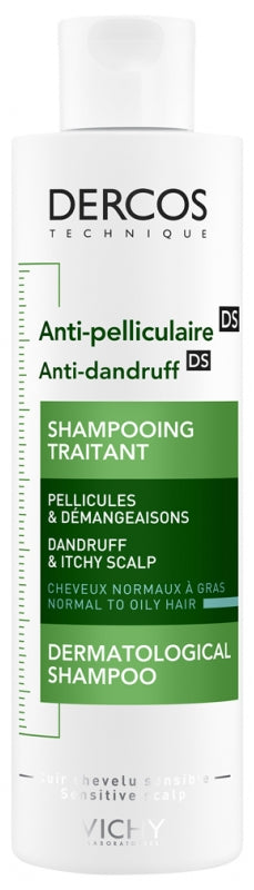 Vichy Dercos Anti-Dandruff DS Shampooing pour cheveux normaux à tendance grasse