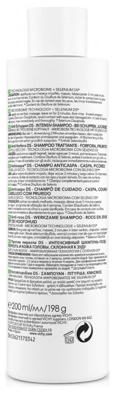 Vichy Dercos Anti-Dandruff DS Shampoo for Dry Hair