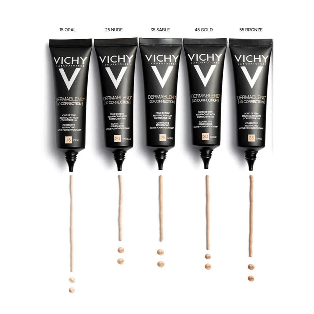 Vichy Dermablend 3D Correction Foundation 30ml (1.01fl oz) - FrenchBeautyHub