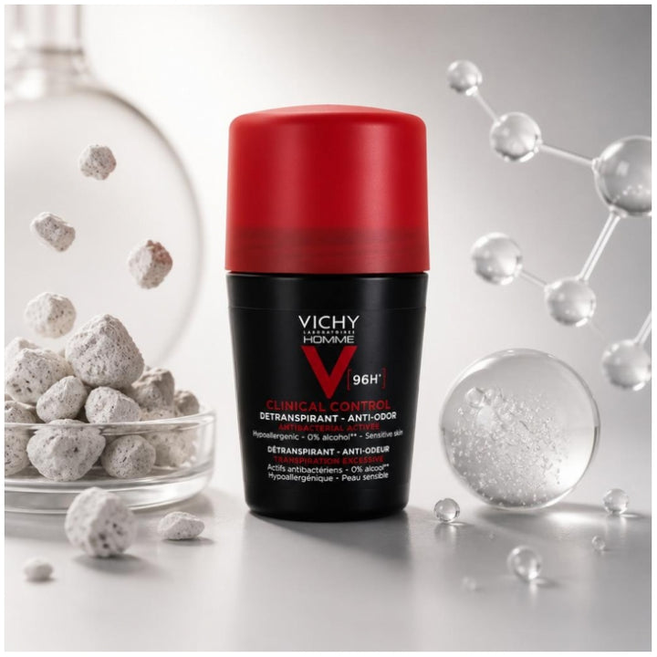 Vichy Man Anti-Odour Roll-On Deodorant 96H 50ml