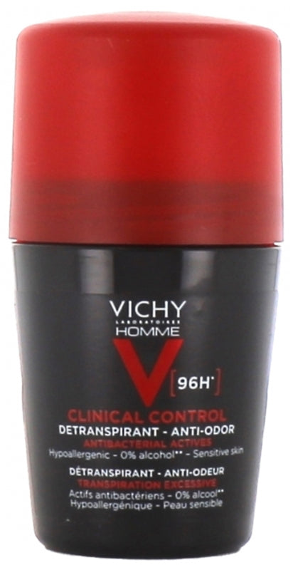 Vichy Man Anti-Odour Roll-On Deodorant 96H 50ml