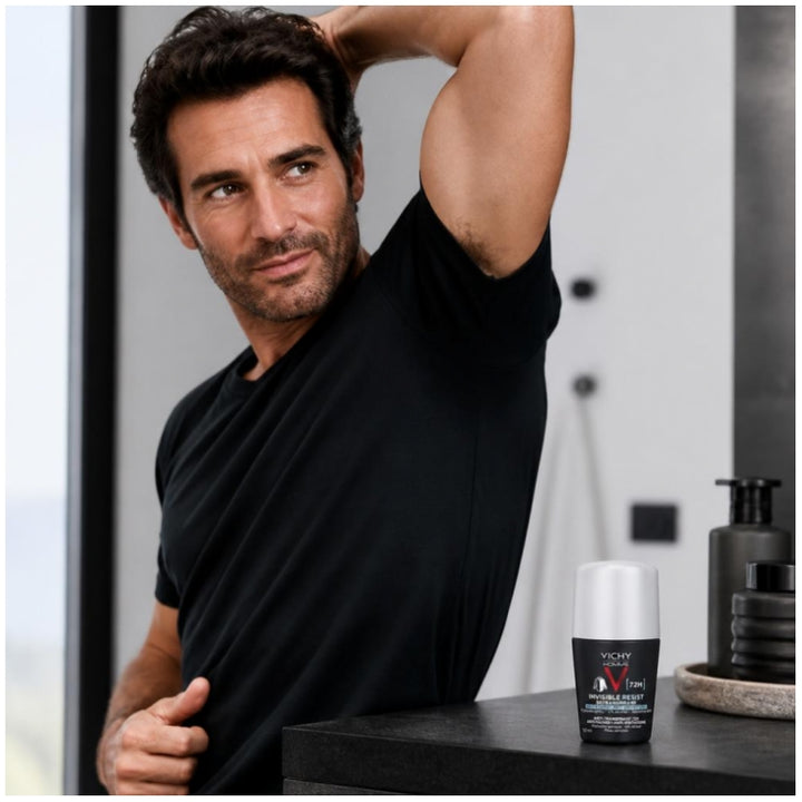 Vichy Man Invisible Resist Antitranspirant Roll-on-Deodorant 72h für empfindliche Haut 50ml