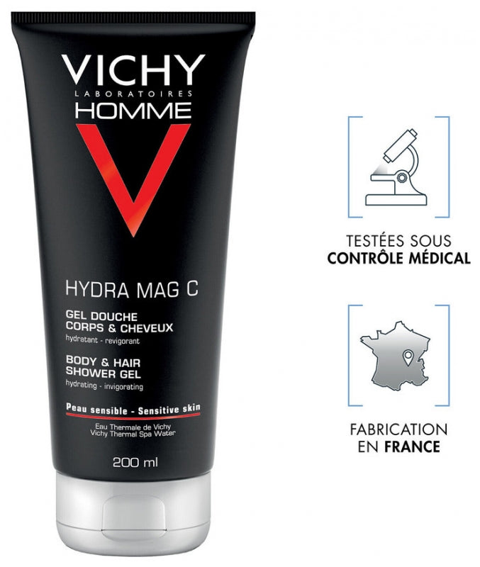 Vichy Man Hydra Mag-c Duschgel für Körper & Haar