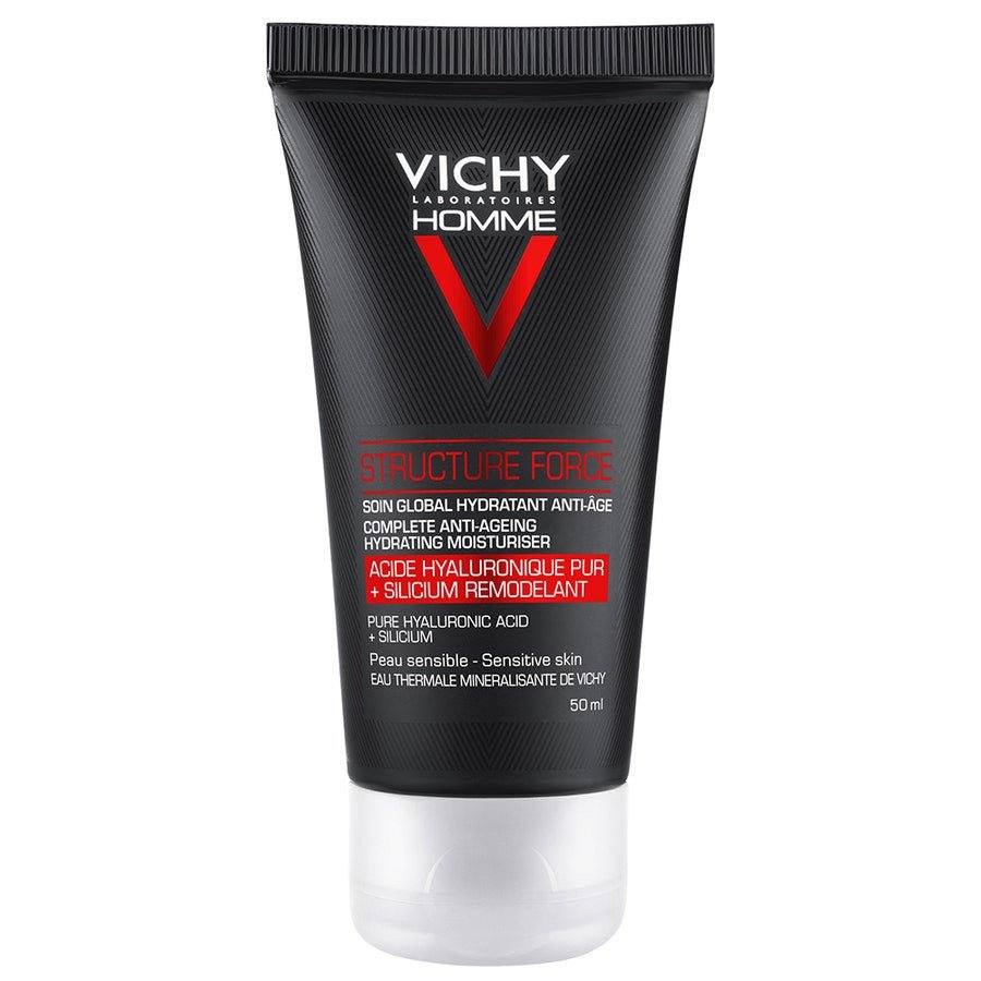 Vichy Homme Structure Force Complete Anti - Ageing Hydrating Moisturizer 50ml (1.69 fl oz) - FrenchBeautyHub