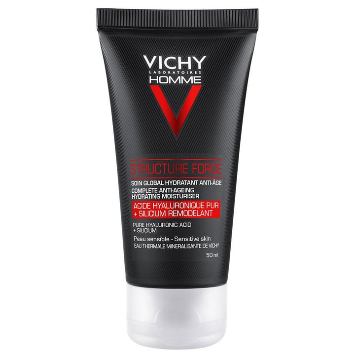 Vichy Homme Structure Force Complete Anti - Ageing Hydrating Moisturizer 50ml (1.69 fl oz) - FrenchBeautyHub