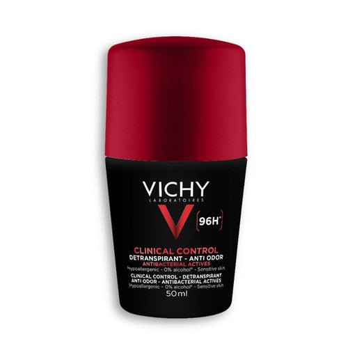 Vichy Man Anti - Odour Roll - On Deodorant 96H 50ml - FrenchBeautyHub