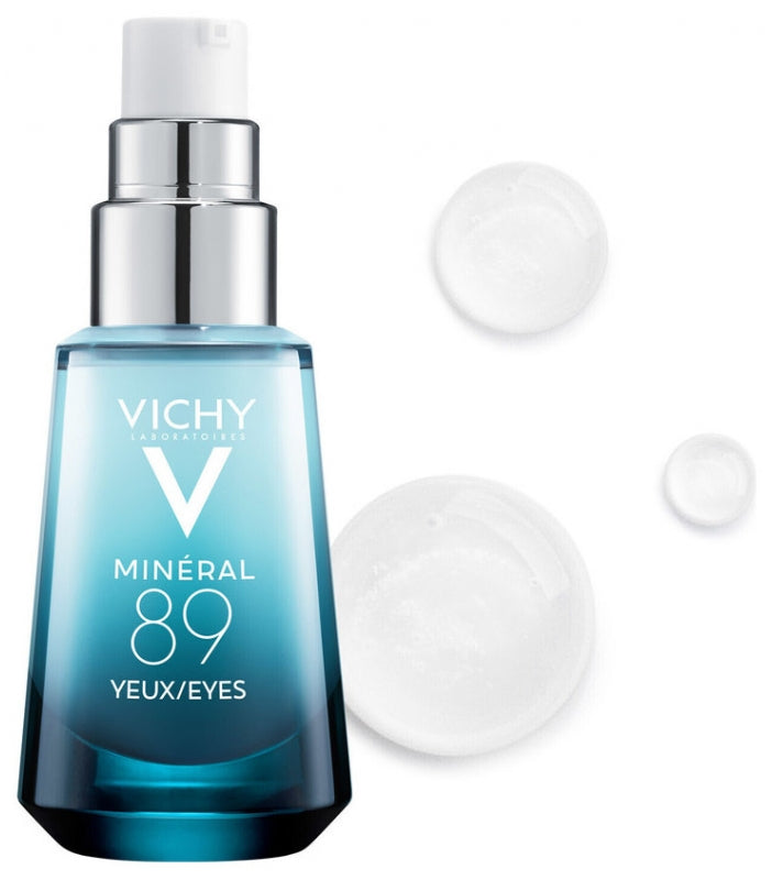 Vichy Minéral 89 Eyes 15ml معزز يومي لتقوية البشرة ومنحها الامتلاء