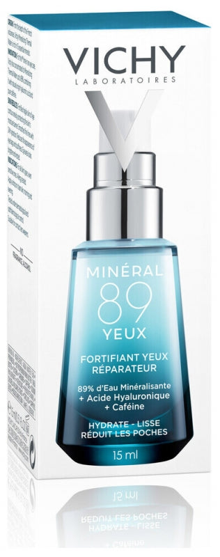 Vichy Minéral 89 Eyes 15ml معزز يومي لتقوية البشرة ومنحها الامتلاء