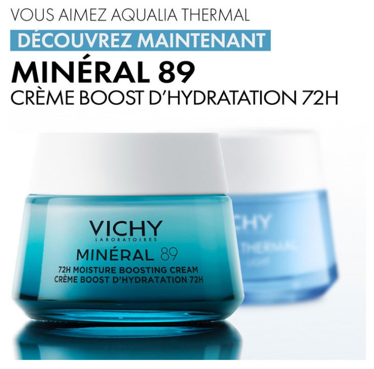 Vichy Minéral 89 كريم غني معزز للترطيب 72h 50ml